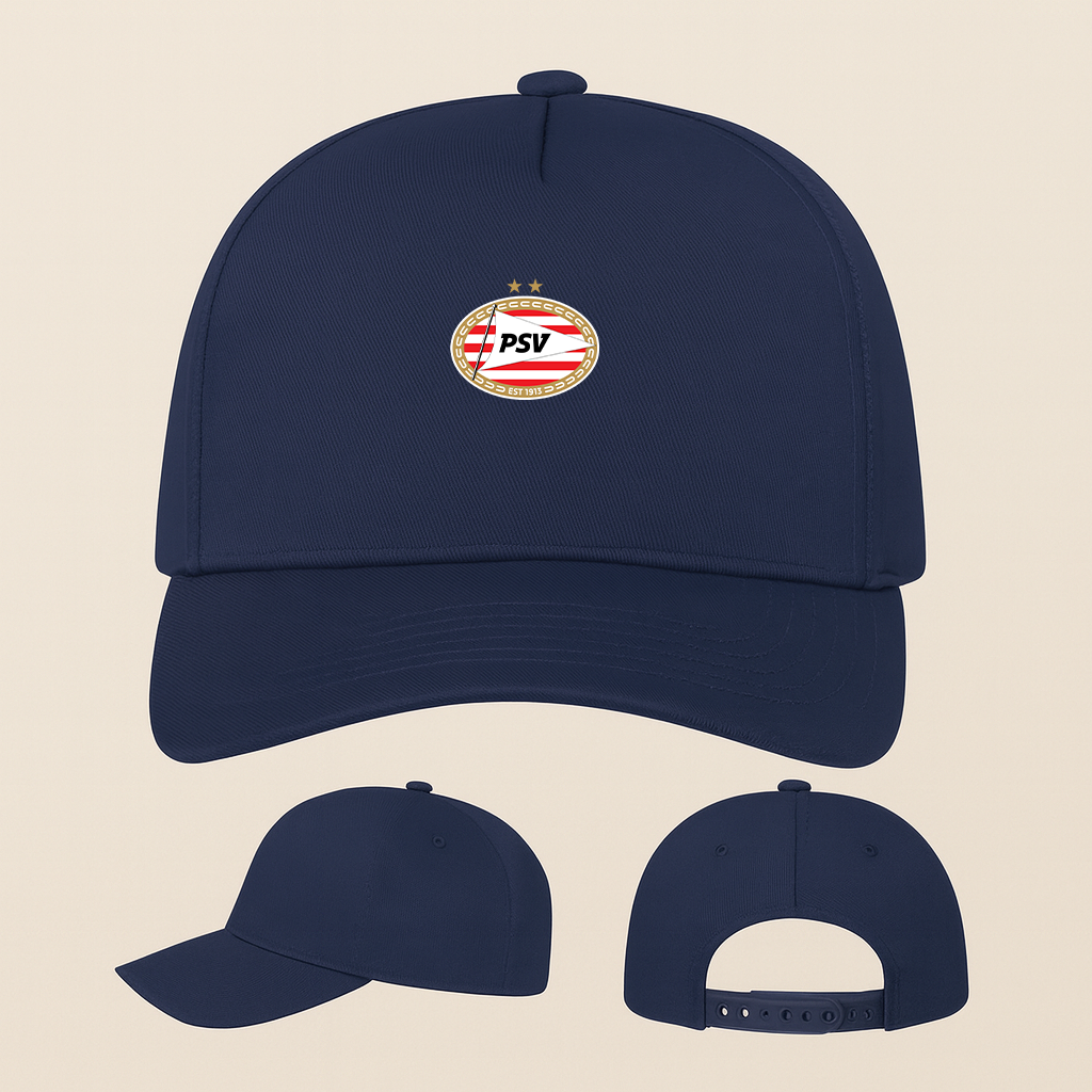 PSV Eindhoven FC Five Panel Twill Snapback Cap