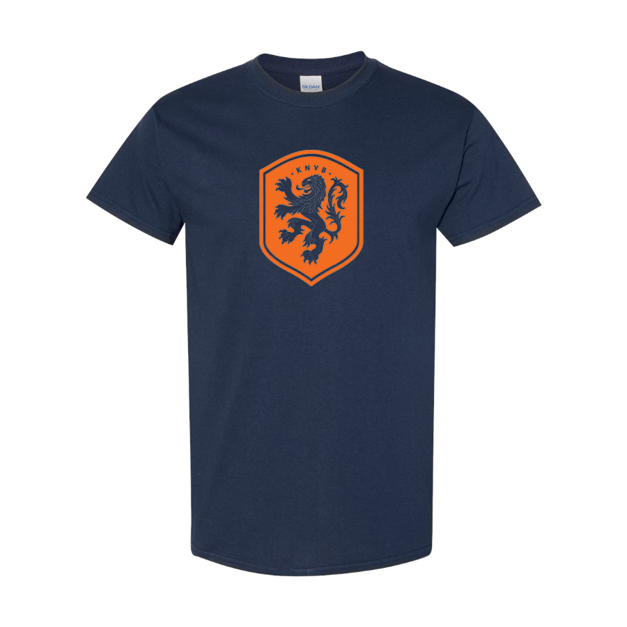 Youth Kids Netherlands National Soccer Team Cotton T-Shirt