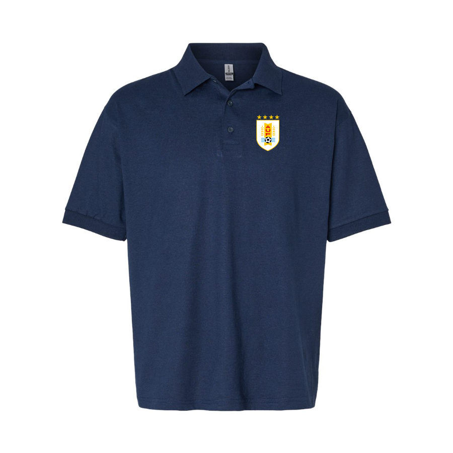 Men's Uruguay National Soccer Team Dry Blend Polo