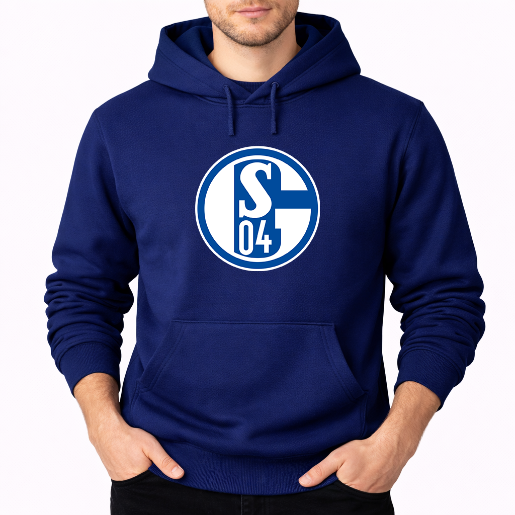 Men's Schalke 04 FC Pullover Hoodie