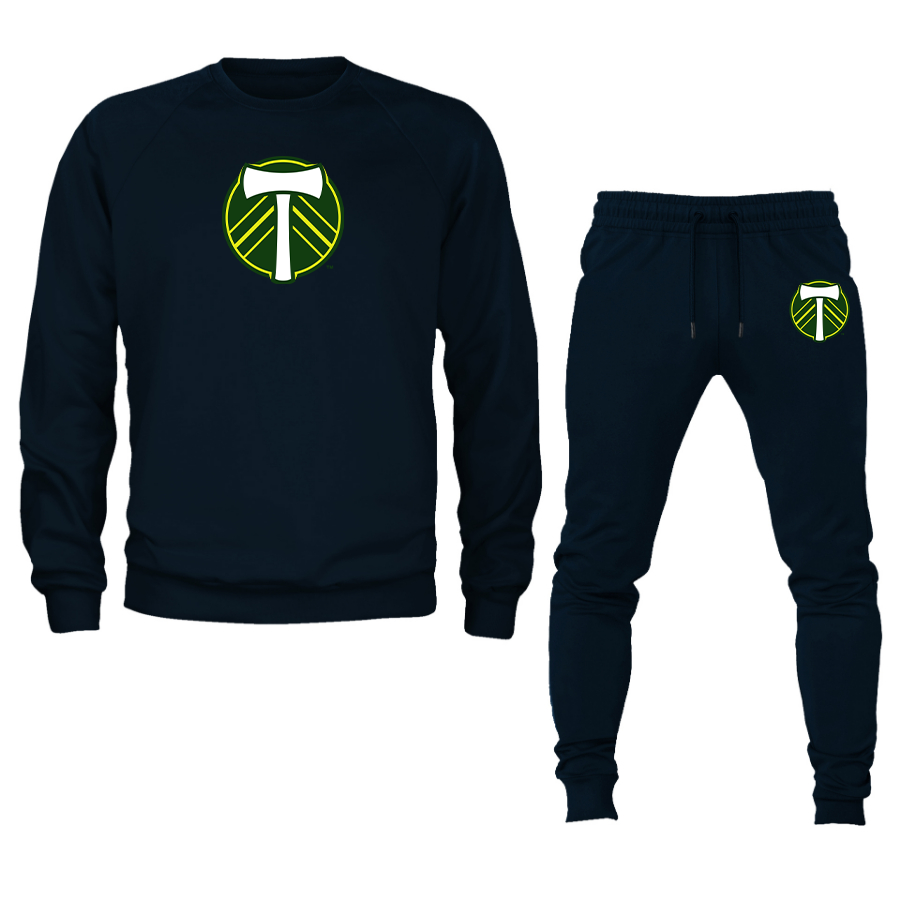 Men's Portland Timbers FC Crewneck Sweatshirt Joggers Suit