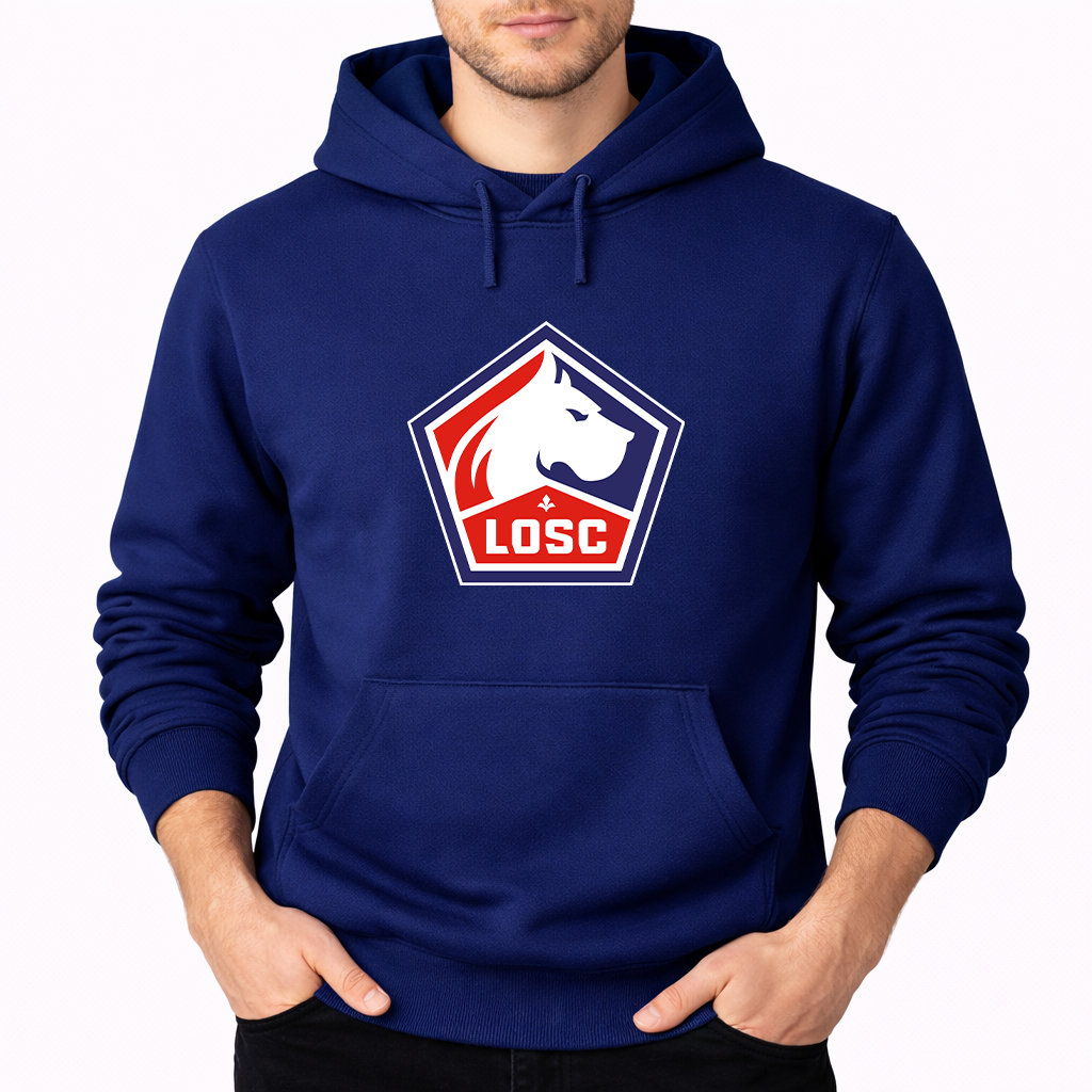 Men's Lille Olympique FC Pullover Hoodie