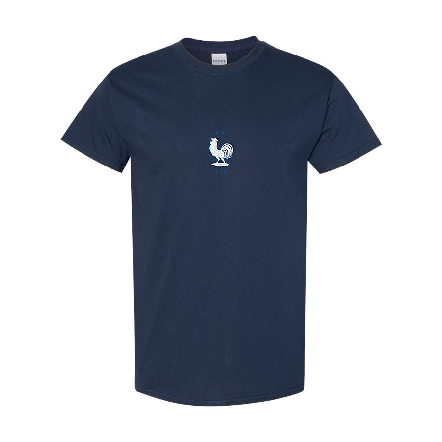 Men's France National Soccer Team Cotton T-Shirt