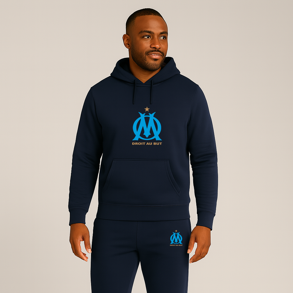 Men's Olympique de Marseille FC Hoodie Joggers Set