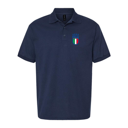 Men's Italy National Soccer Dry Blend Polo