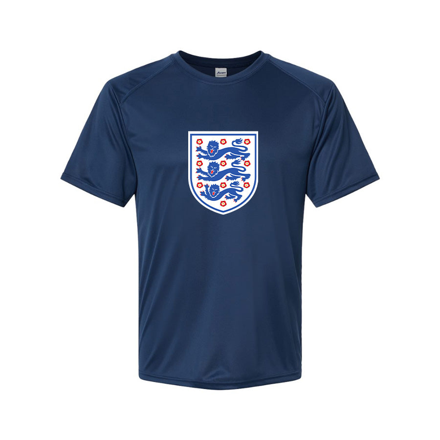 Youth Kids England National Football Team Performance T-Shirt