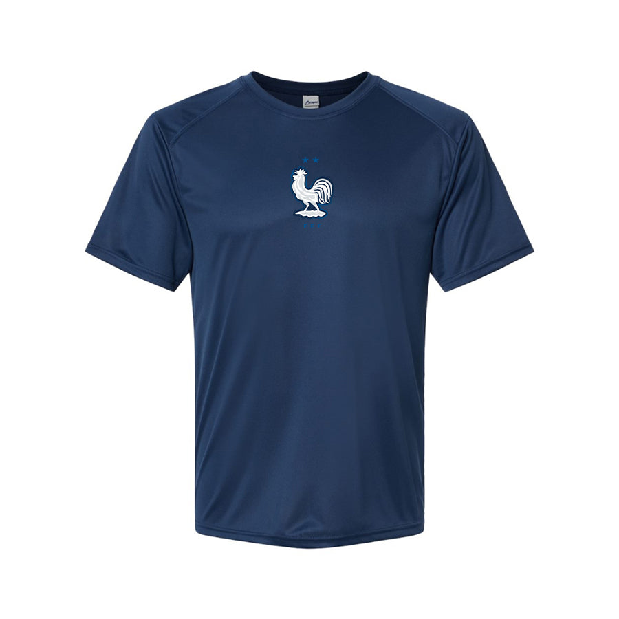 Men's France National Soccer Team Performance T-Shirt