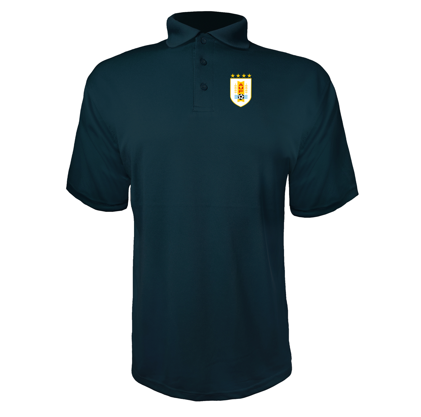 Men's Uruguay National Soccer Team Polyester Polo