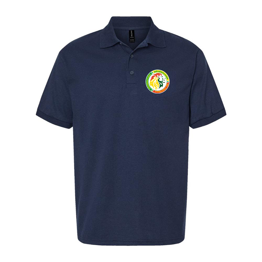 Men's Senegal National Soccer Team Dry Blend Polo