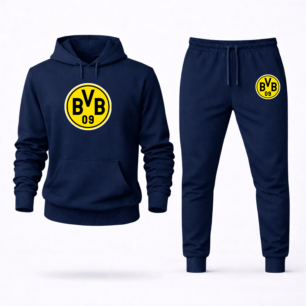 Men's Borussia Dortmund BVB FC Hoodie Joggers Set