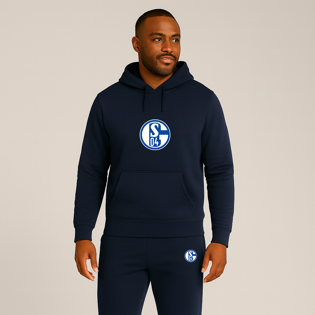 Men's Schalke 04 FC Hoodie Joggers Set