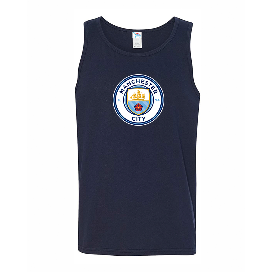 Men's Manchester City Soccer Tank Top