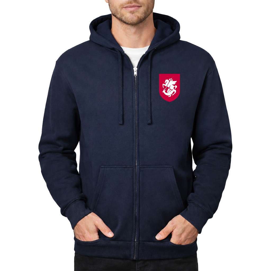 Men's Georgia National Soccer Team Zipper Hoodie