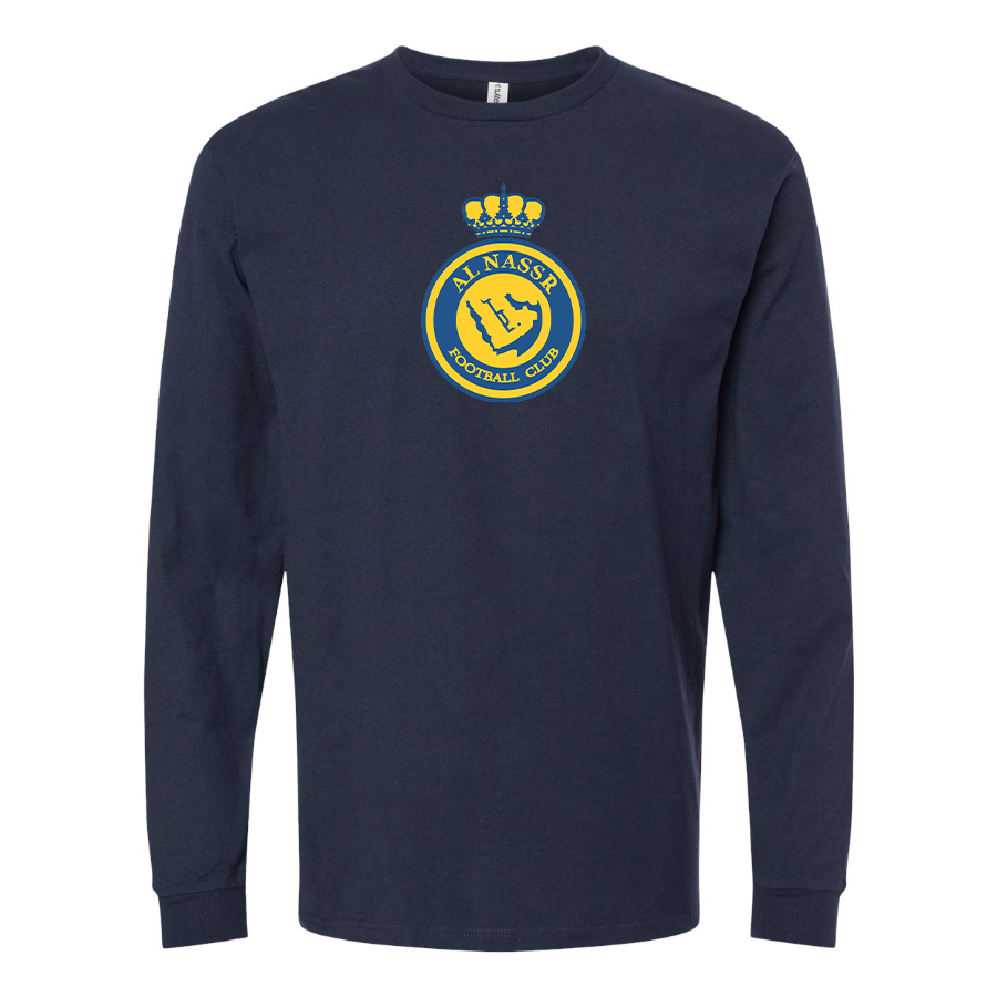 Men's Al Nassr FC Cotton Long Sleeve T-Shirt