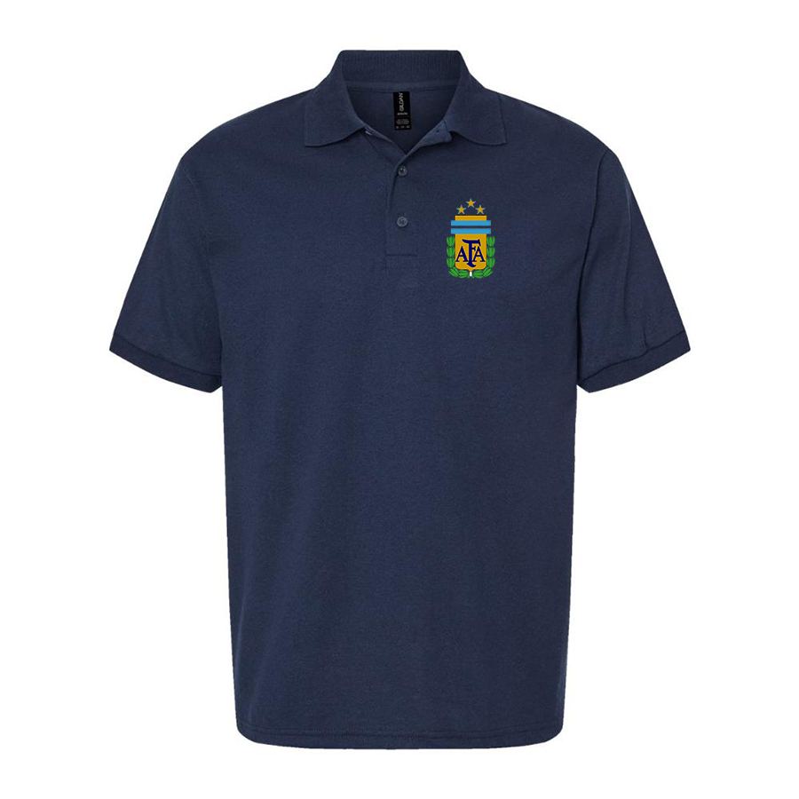 Men's Argentina National Soccer Team Dry Blend Polo