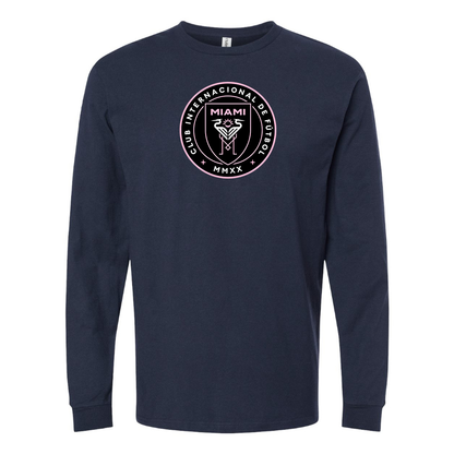 Men's Inter Miami FC Cotton Long Sleeve T-Shirt