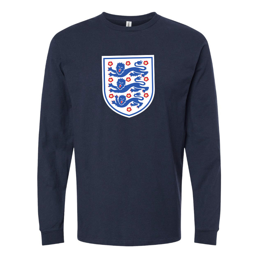 Men's England National Football Team Long Sleeve T-Shirt