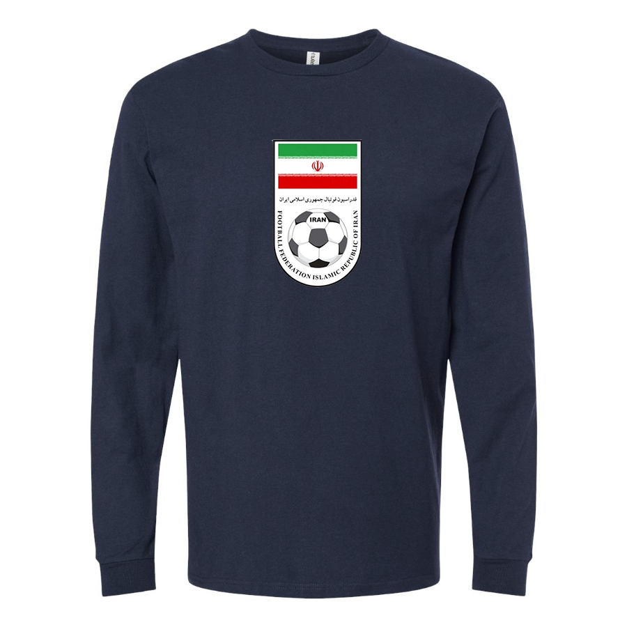 Youth Kids Iran National Soccer Team Long Sleeve T-Shirt