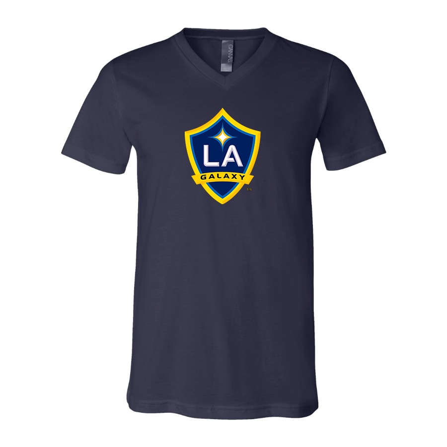 Men’s LA Galaxy FC - BELLA + CANVAS - Jersey V-Neck Tee - 3005