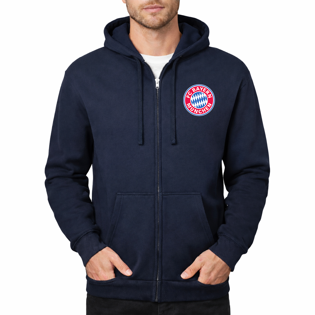 Men's F.C. Bayern Munchen Soccer Zipper Hoodie