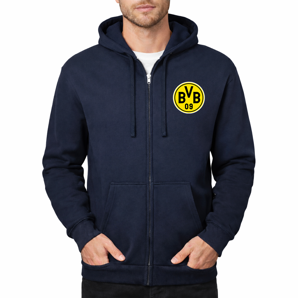 Men's Borussia Dortmund BVB FC Zipper Hoodie