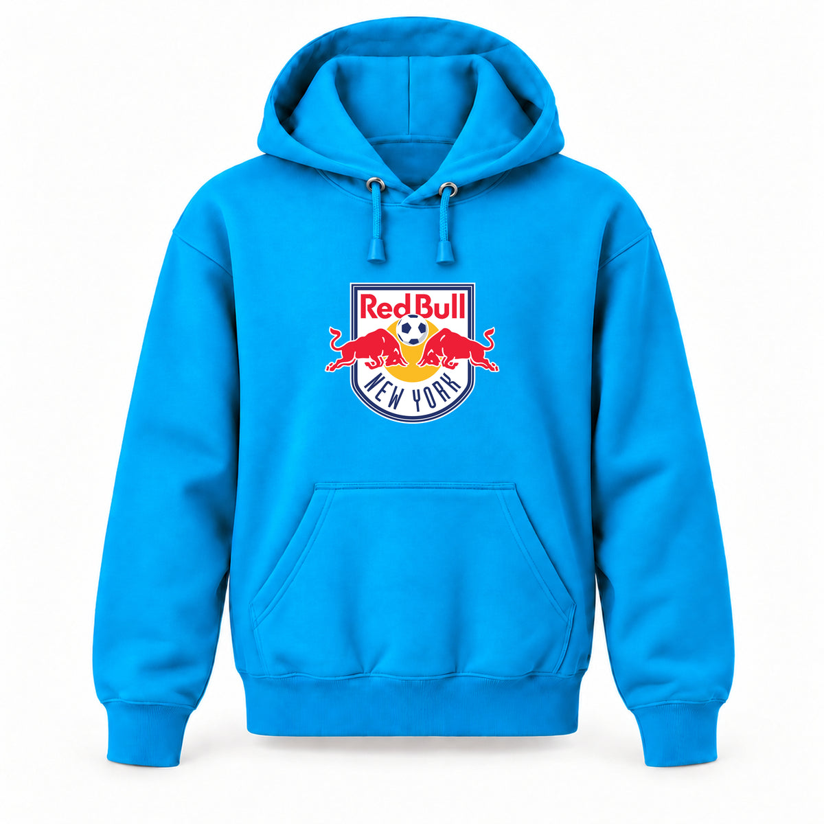 New York Red Bulls FC - Youth Large Hoodie (Ages 10–12) | Color: Turquoise