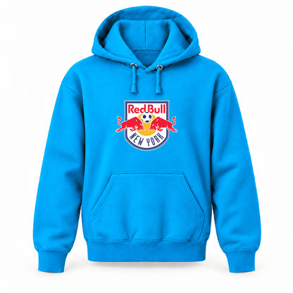 New York Red Bulls FC - Youth Large Hoodie (Ages 10–12) | Color: Turquoise
