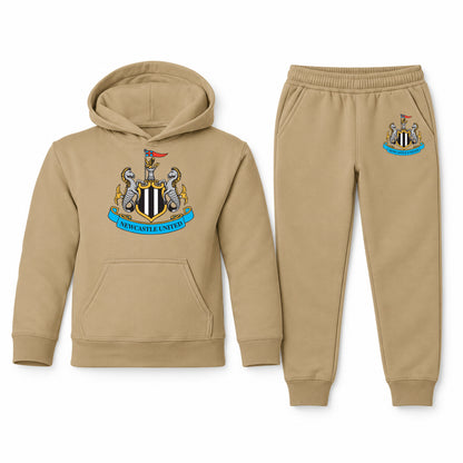 Newcastle United FC youth hoodie jogger set, Khaki, Youth Large ages 10–12