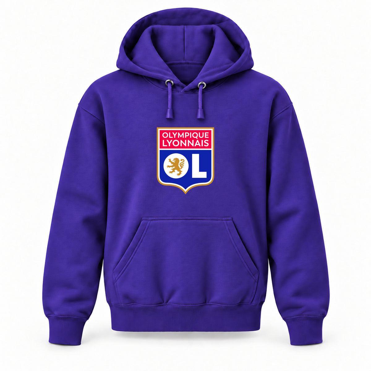 Olympique Lyonnais FC - Youth Large Hoodie (Ages 10–12) | Color: Purple