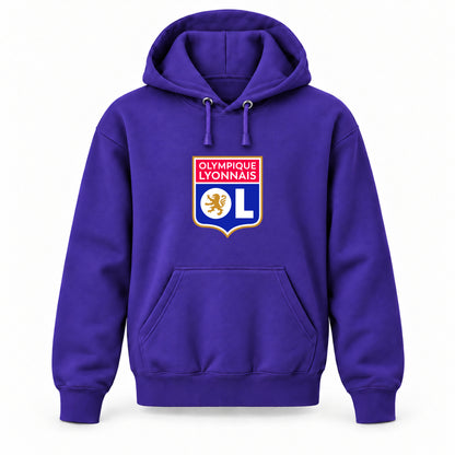 Olympique Lyonnais FC - Youth Large Hoodie (Ages 10–12) | Color: Purple