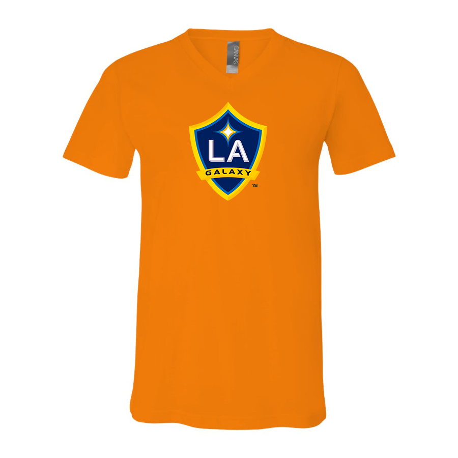 Men’s LA Galaxy FC - BELLA + CANVAS - Jersey V-Neck Tee - 3005