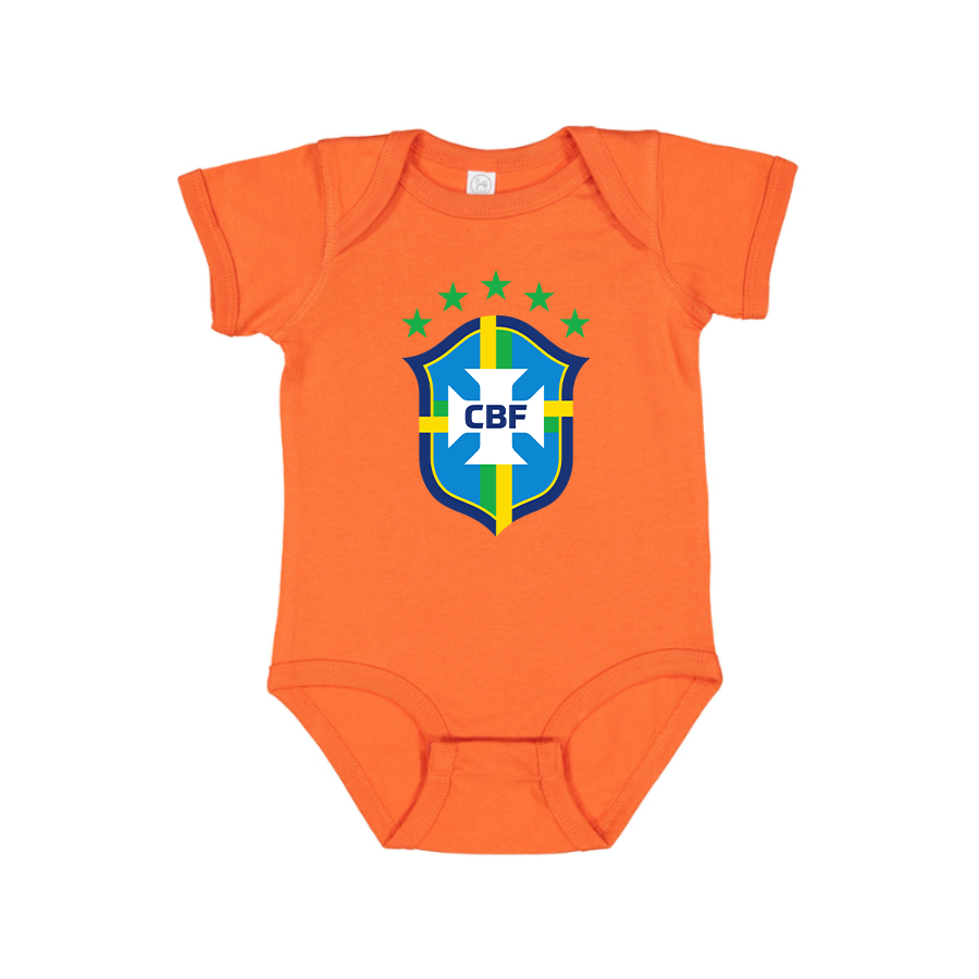 Brazil National Soccer Team Baby Romper Onesie