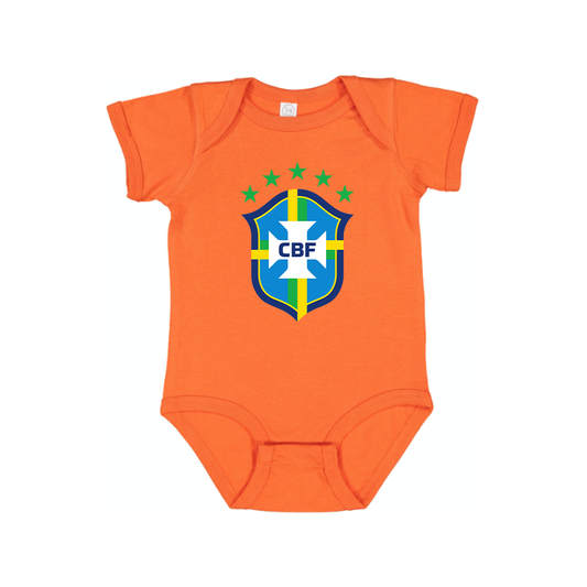 Brazil National Soccer Team Baby Romper Onesie