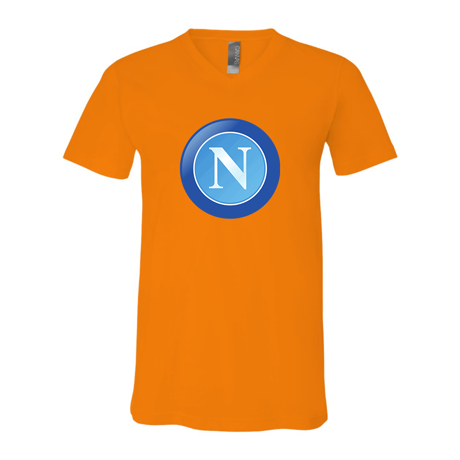 Men’s  Napoli FC  - BELLA + CANVAS - Jersey V-Neck Tee - 3005