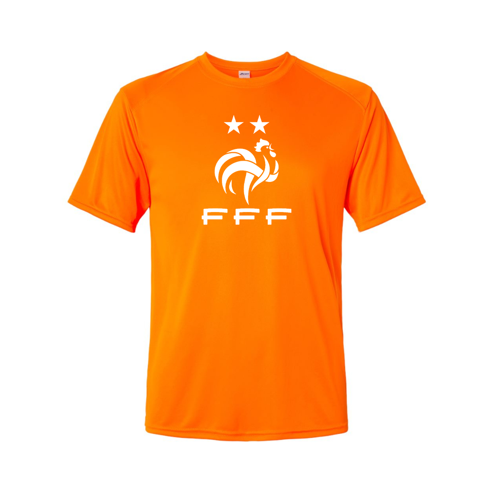 Men's France Soccer Performance T-Shirt