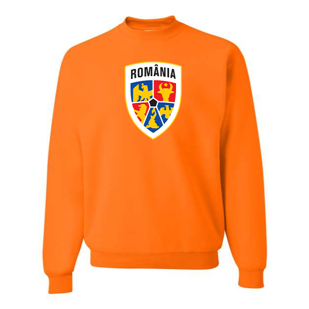 Men's Romania National Soccer Team Crewneck Sweatshirt