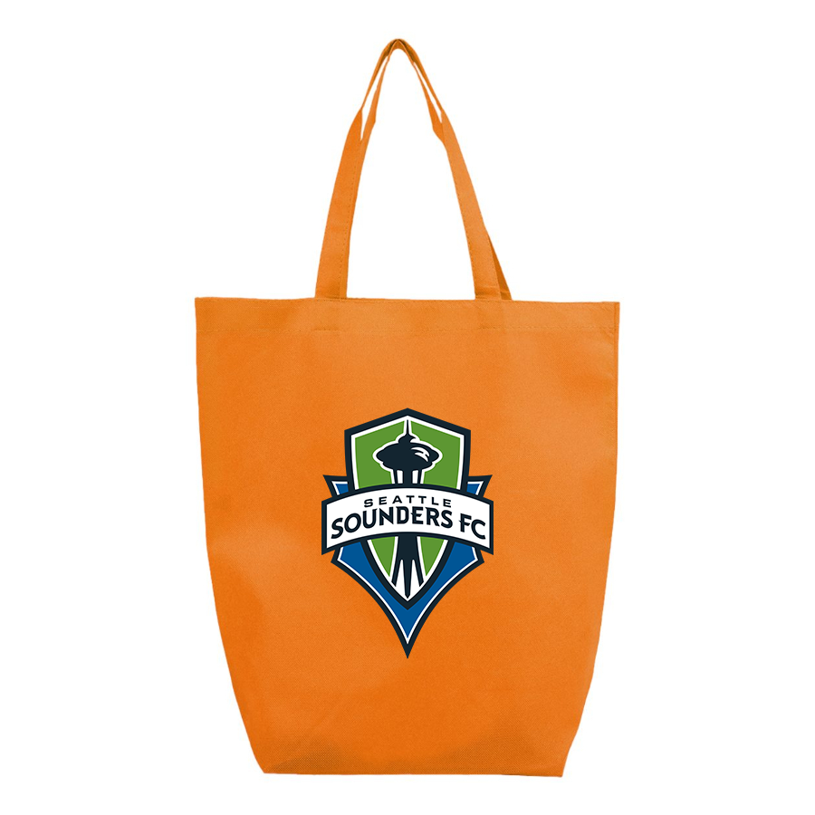 Seattle Sounders FC -  Q-Tees - Non-Woven Gusset Bottom Tote - Q1251