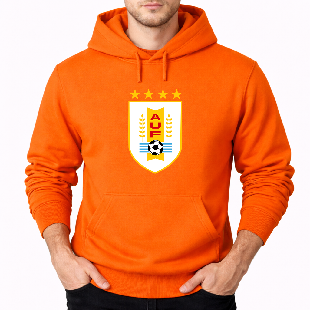 Men's Uruguay National Soccer Team Pullover Hoodie