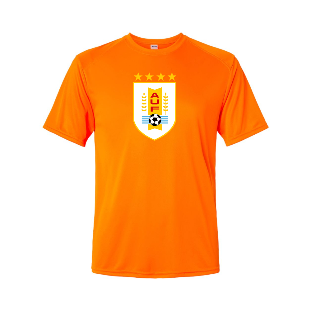 Youth Kids Uruguay National Soccer Team Performance T-Shirt