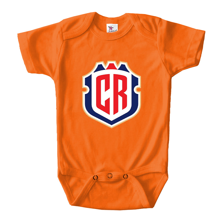 Costa Rica National Soccer Team Baby Romper Onesie