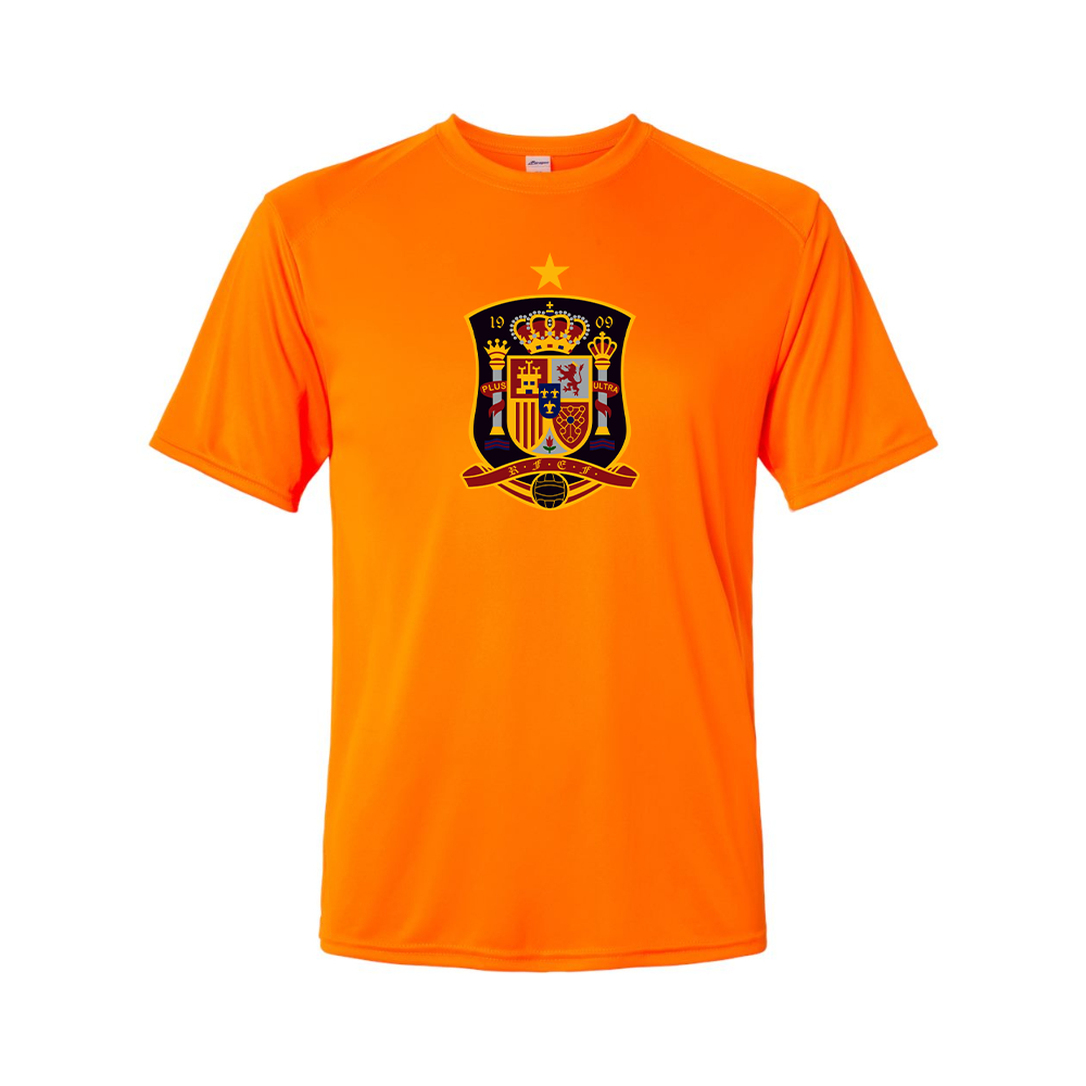 Men's Spain National Soccer Team Performance T-Shirt