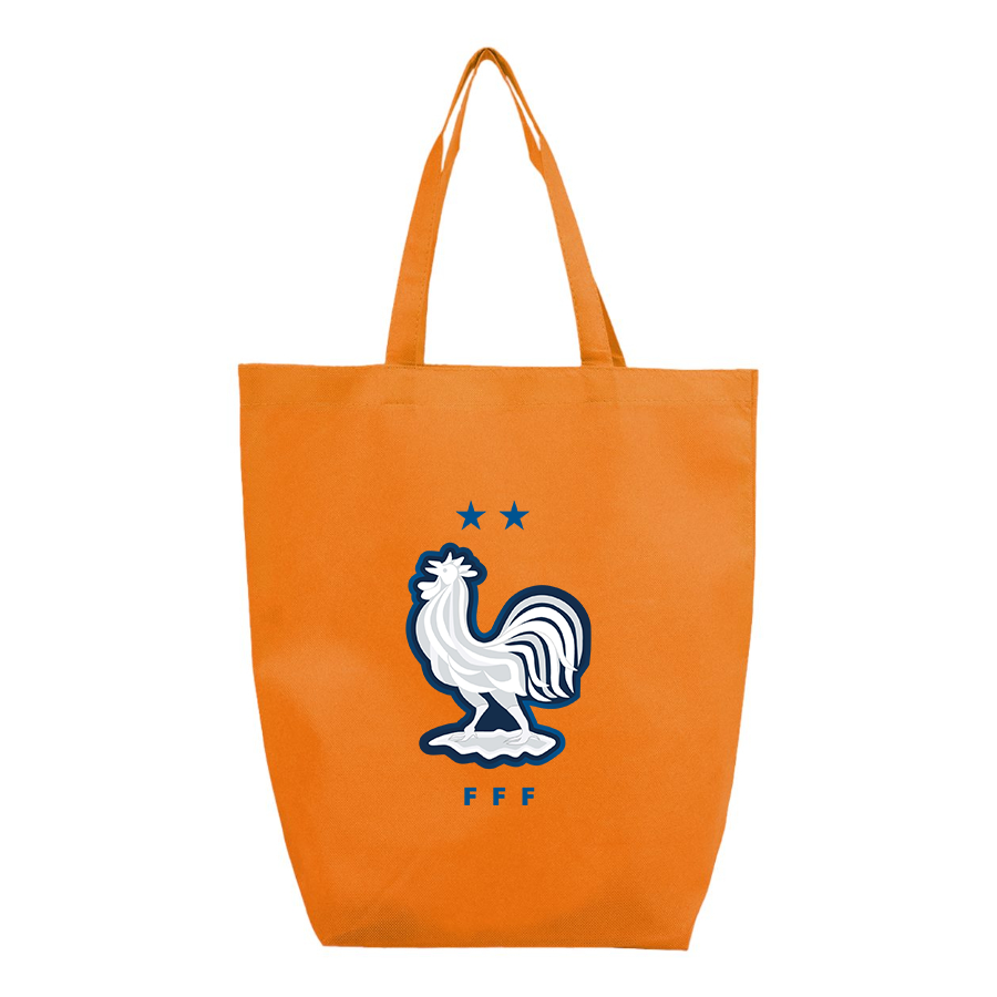 France National Soccer Team - Q-Tees - Non-Woven Gusset Bottom Tote - Q1251