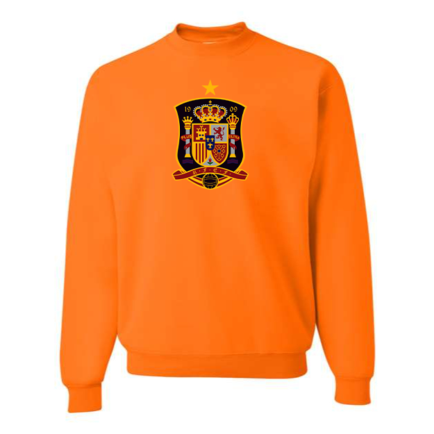 Men's Spain National Soccer Team Crewneck Sweatshirt