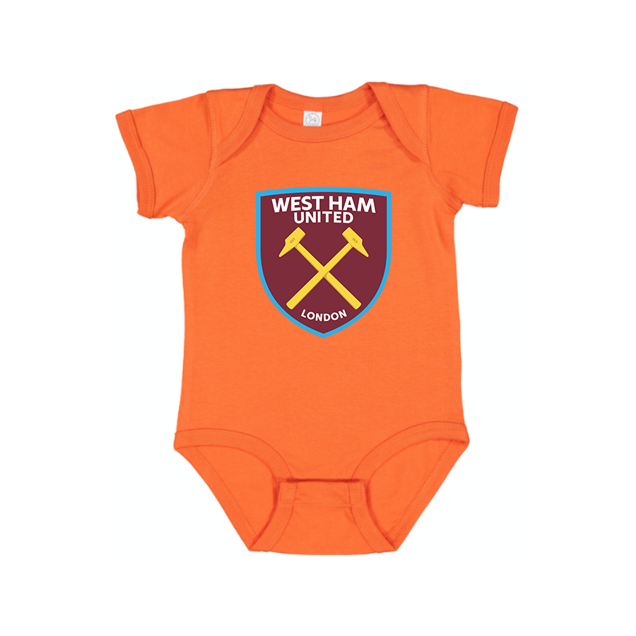 West Ham United FC Baby Romper Onesie