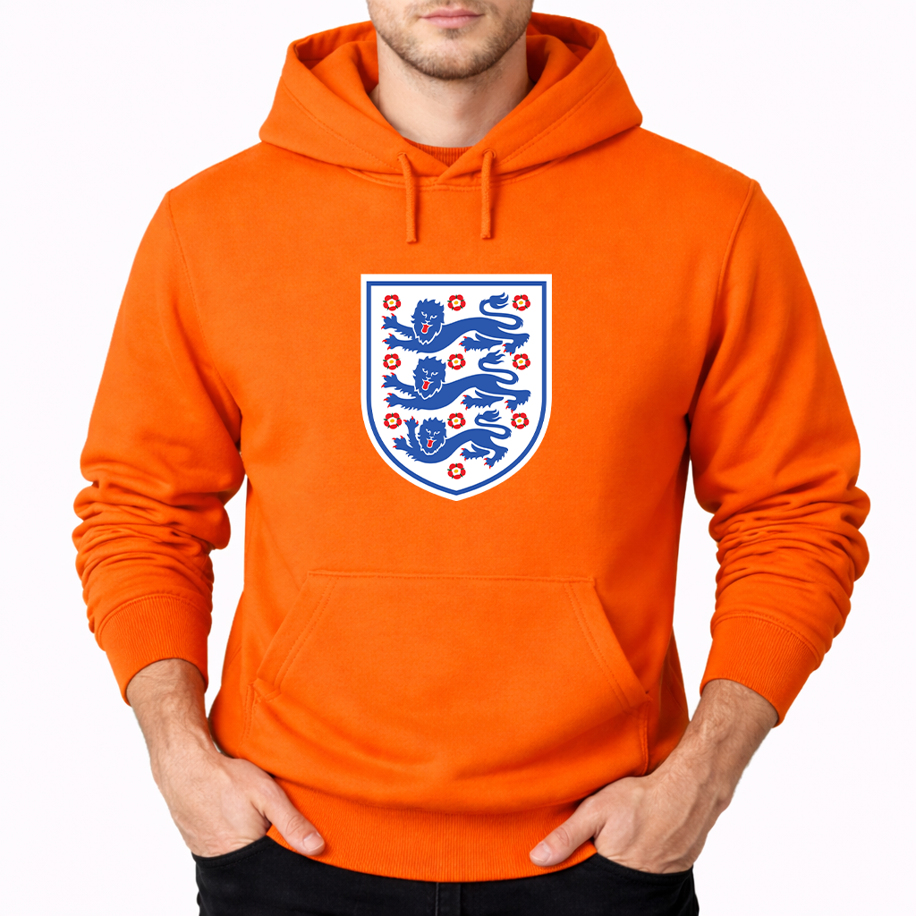 Men's England National Football Team Pullover Hoodie