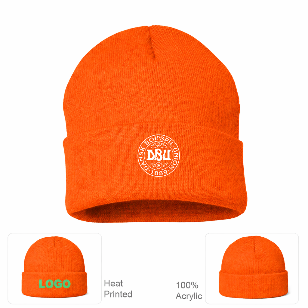Denmark Soccer Beanie Hat