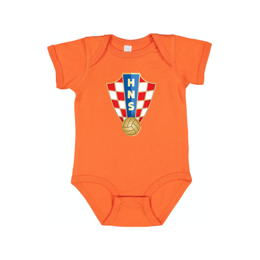 Croatia National Soccer Team Baby Romper Onesie