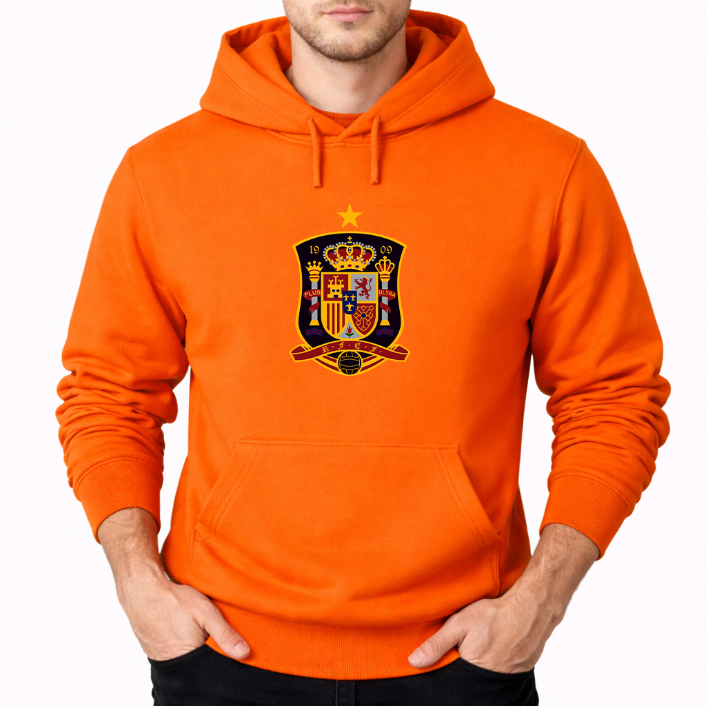 Men's Spain National Soccer Team Pullover Hoodie