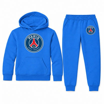 Paris Saint-Germain Soccer youth hoodie jogger set, Blue, Youth Large ages 10–12