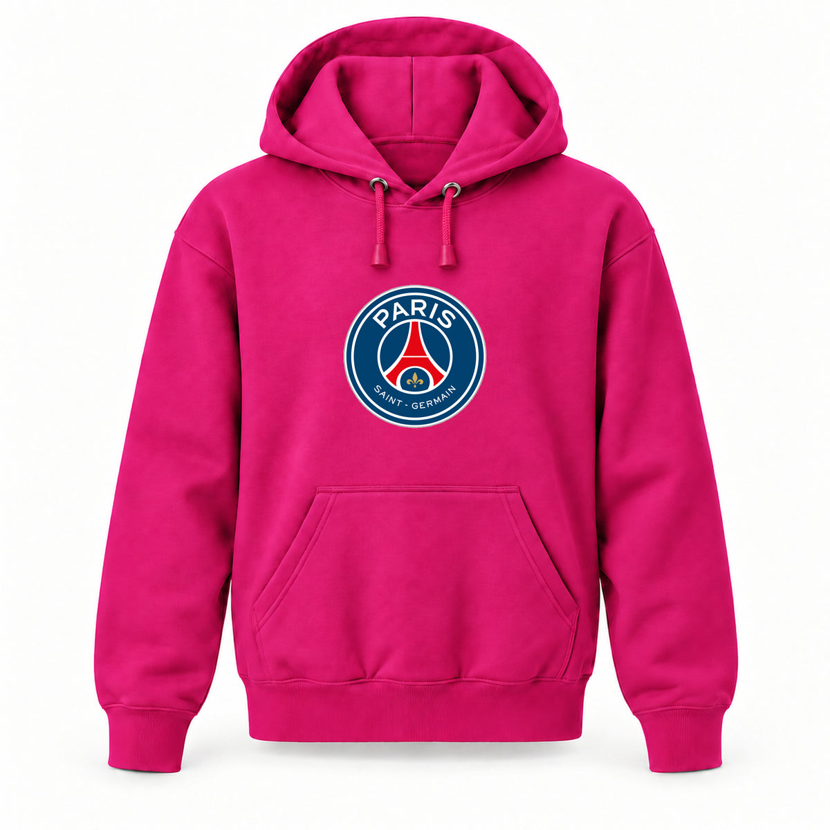 Paris Saint-Germain Soccer - Youth Large Hoodie (Ages 10–12) | Color: Hot Pink